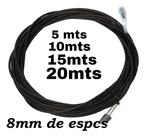 Cable Linga Destapacañerias 10mts Acero