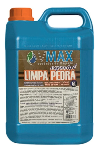 Limpa Pedras Especial Vmax 5 Litros Limpa Piso Calçadas