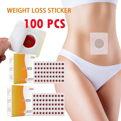 100 Pegatinas Adelgazantes Para Desintoxicar, De Slim Patch