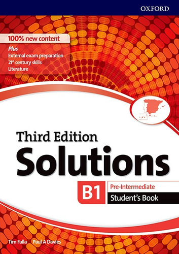 Libro Solutions Pre Intermediate Student's Book Third Editio