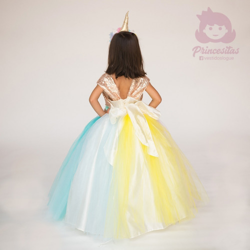 Vestido Unicornio Princesa Disfraz