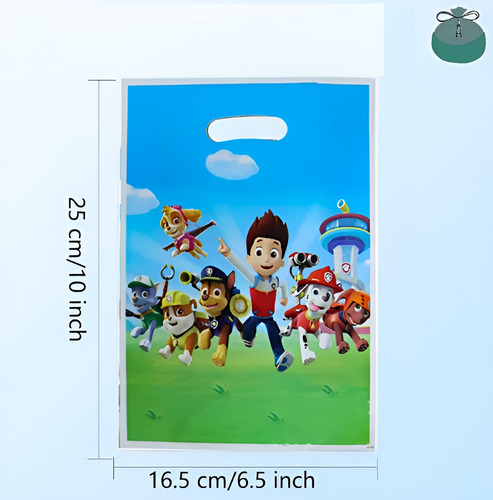 Set Patrulla Canina Cumpleaños Paw Patrol 20 Niños (91pcs)