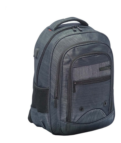 Mochila Laptop Usb Reforçado 4 Compartimientos Travel Blue