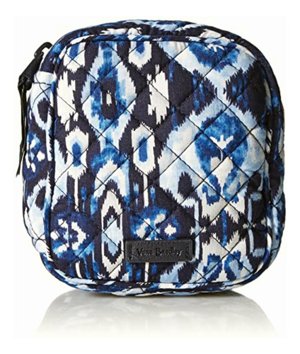 Vera Bradley Zip-around Mini Tech Organizador Case, Ikat