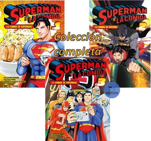 Superman Vs La Comida 1 Pack Panini Manga Colección Completa