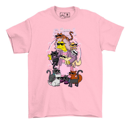 Camiseta Remera Lady Cat Loca De Los Gatos Simpson