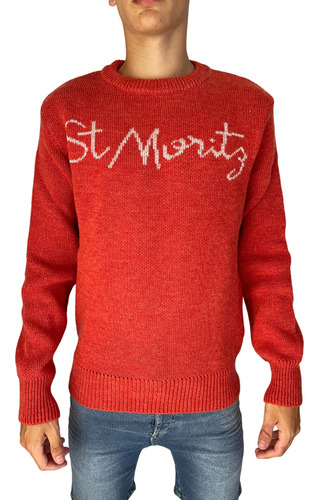 Sweater St Moritz Refans A+ Positivo Ladrillo