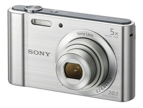 Câmera Sony Cyber-shot Dsc-w800 20.1 Mp Tela Lcd Hd Prata