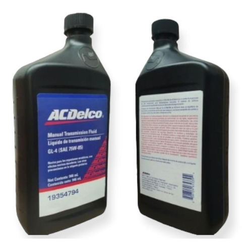 Aceite Para Motor Transmisión Manual 946l Acdelco