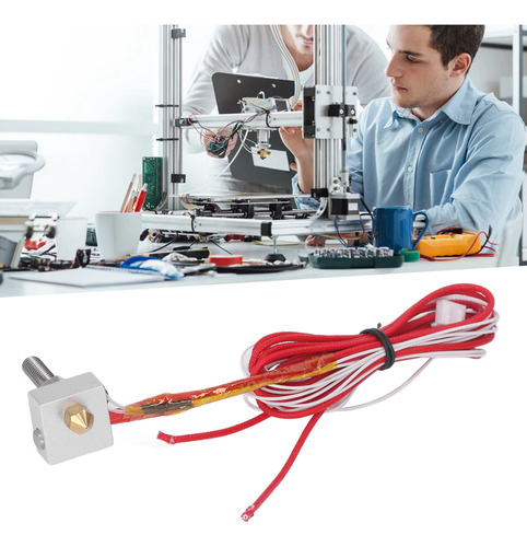Mk8 Caliente Fin Extrusora Boquilla Kit De 0,4 Mm