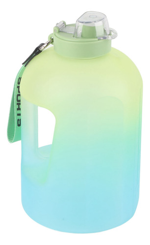 Botella De Agua Gradient De Plástico Portátil De Gran Capaci