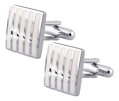 2x Gemelos De Latón Para Hombre Gemelos Cuadrados Novio