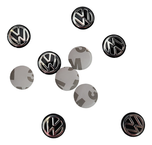 Logo Volkswagen Llave Navaja Dome 14mm Circunferencia 1 Unid