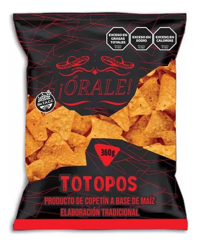 Nachos Mexicanos Orale Black Sin Tacc  X 360 Grs.