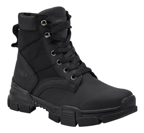 Bota Hiker Hummer Negro Dama Comodo Moderno Industrial