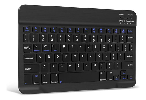 Teclado Inalámbrico Ultra Delgado Compatible iPad Android Ms