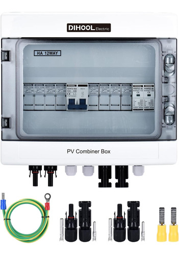 Caja Solar Del Combinador Del Picovoltio De 4 Cadenas Para L