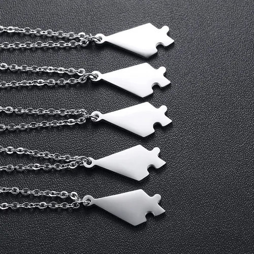 Collar De Amistad, Collar Con Colgante De Estrella, 5 Piezas