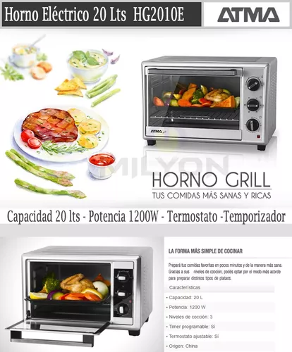 GRILL ELECTRICO ATMA - DATA La Tienda