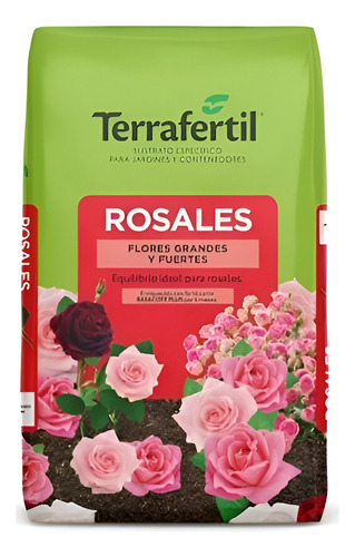 Terrafertil Rosales Sustrato Para Macetas Y Canteros 50 L