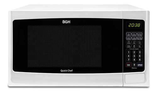 Cocina Microondas Bgh Quick Chef B228db Con Grill 28 Lts