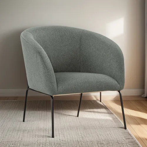 Poltrona Rosen Fulton Tela Verde