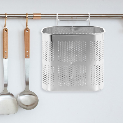 Soporte Cuadrado Para Palillos De Acero Inoxidable
