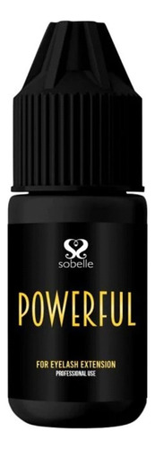 Sobelle powerful cola para extensão de cílios 5ml preto