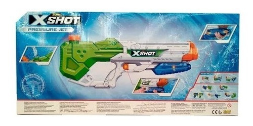Pistola Lanzadora De Agua Zuru X-shot Pressure Jet 10 Metros