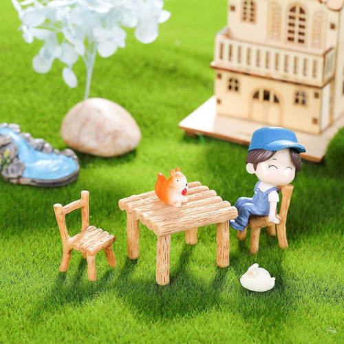 Hyt. Sillas En Miniatura Muebles Jardín De Hadas 123
