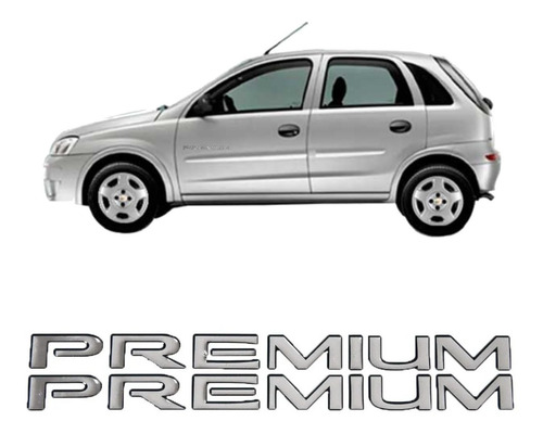 Par Adesivos Chevrolet Corsa Premium Resinado Crspr01