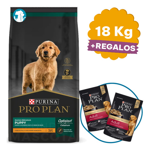 Comida Purina Proplan Cachorro Puppy 15 Kg + Envío Gratis