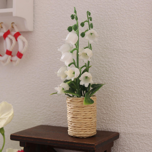 6 X 1/12 Mini Planta En Maceta Niños Juego De Simulación
