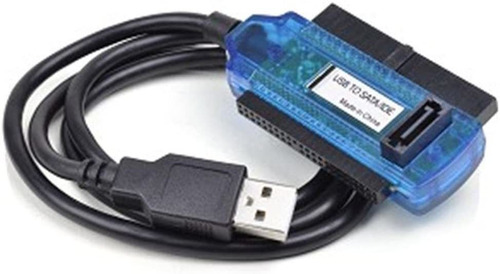 Saitechot New Usb 2.0 To Sata + Ide (2.5/3.5/5.25 ) Cable Ad