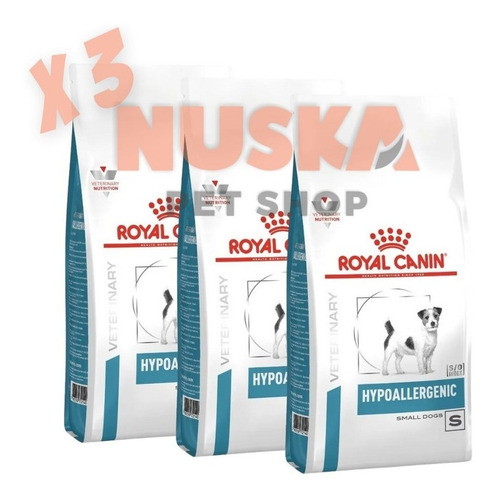 Royal Canin Hypoallergenic Small Dog 2 Kg X 3 Unidades Perro