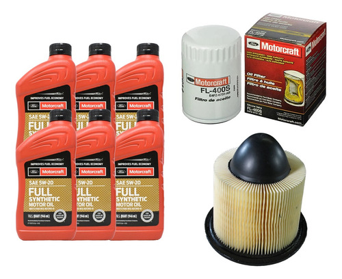 Kit Ford F150 Motorcraft Filtro Aceite+aire+aceite Motor 4,2