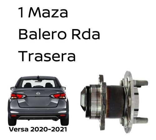 Maza Balero Trasera Derecha-izquierda Versa 2020 Nissan