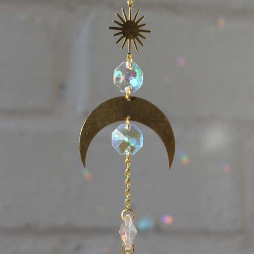 Imagen 4 de 7 de Colgante De Cristal, Atrapasol Solsticio