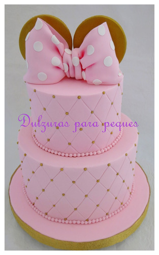 Tortas Minnie Dorada