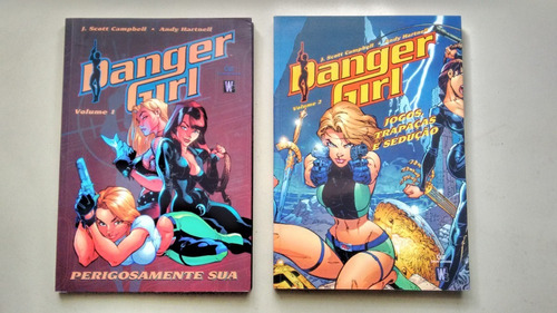 Hq Danger Girl Volumes 1 E 2 Scott Campbell Devir E836