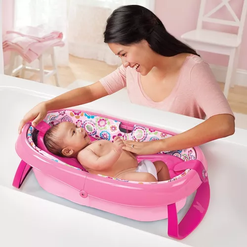 Toral Bañera Plegable Bebé Con Patas Rosa - Bañera Bebe Con Patas Comoda,  Facil De Guardar Y Patas Antideslizantes - Bañera Bebé Plegable Portatil -  Modelo Bathy Rosa con Ofertas en Carrefour