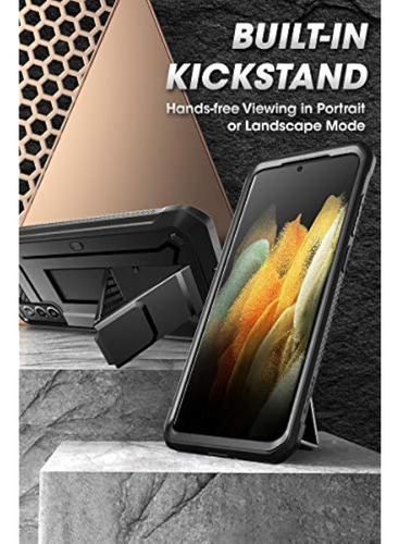 Funda Unicorn Beetle Pro Samsung Galaxy S21 Case Negro Black Beetle Pro