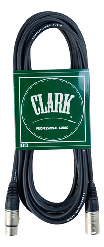 Cable Clark Xlr Canon Para Microfono Neutrik 10 Metros