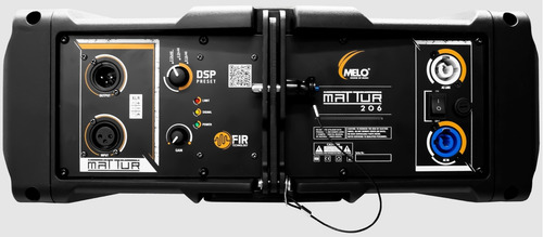 Mattur206 Bafle Activo 2 Vias 2x06 PuLG. Melo. Color Negro