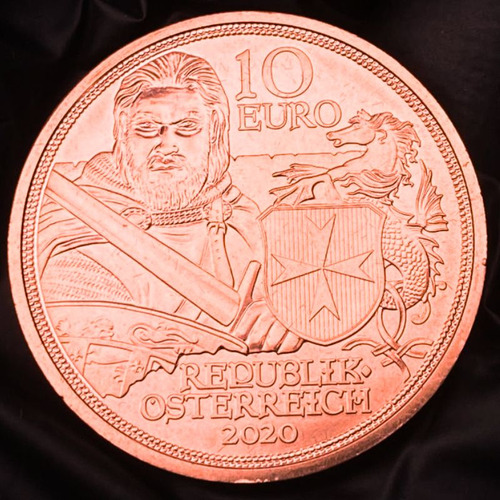Coleção De Moedas De 10 Euros Da Áustria, Cavaleiros