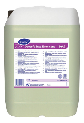 Suavizante Lavandería Textil 20 Lts Clax Deosoft Profesional