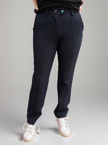 Pantalón Mango Color Azul Xs (Usado)