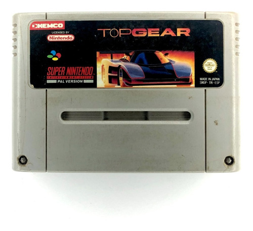 Top Gear 1 Pal - Juego Original Para Super Nintendo