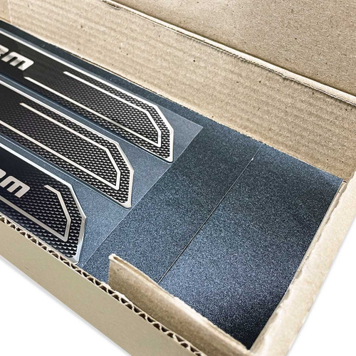 Kit Emblemas Resinados S10 High Country + Soleira Protetora