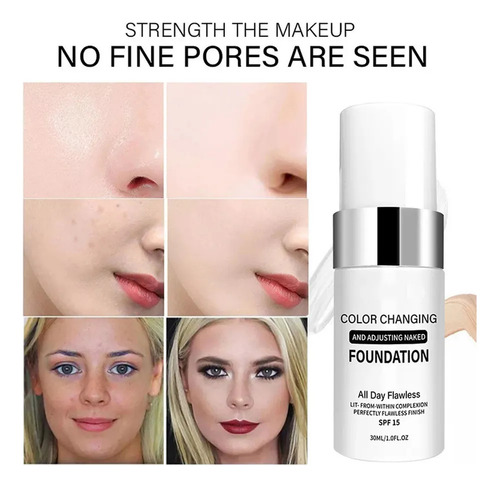 Base De Maquillaje Que Cambia De Color Para Piel Envejecida